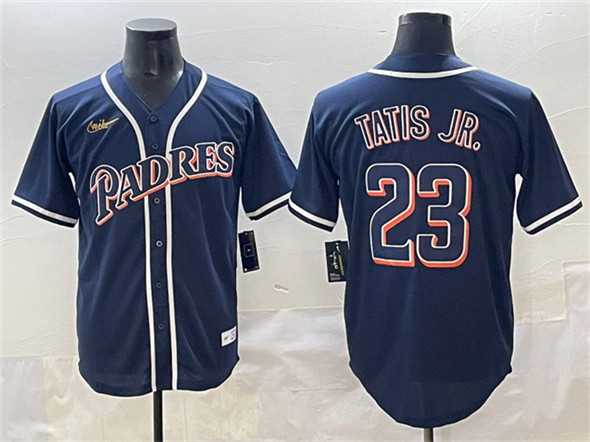 Men's San Diego Padres #23 Fernando Tatis Jr. Navy Stitched Jersey,We sell and wholesale Men's San Diego Padres #23 Fernando Tatis Jr. Navy Stitched Jersey on line form chian!